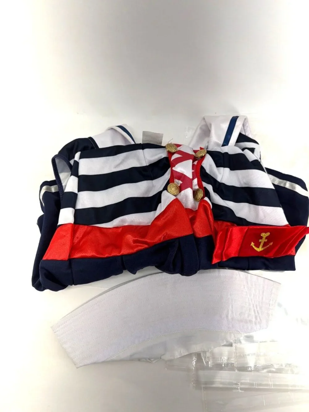 Leg Avenue Sexy Navy Sailor Girl Costume Shipmate Cosplay Set Size S/M